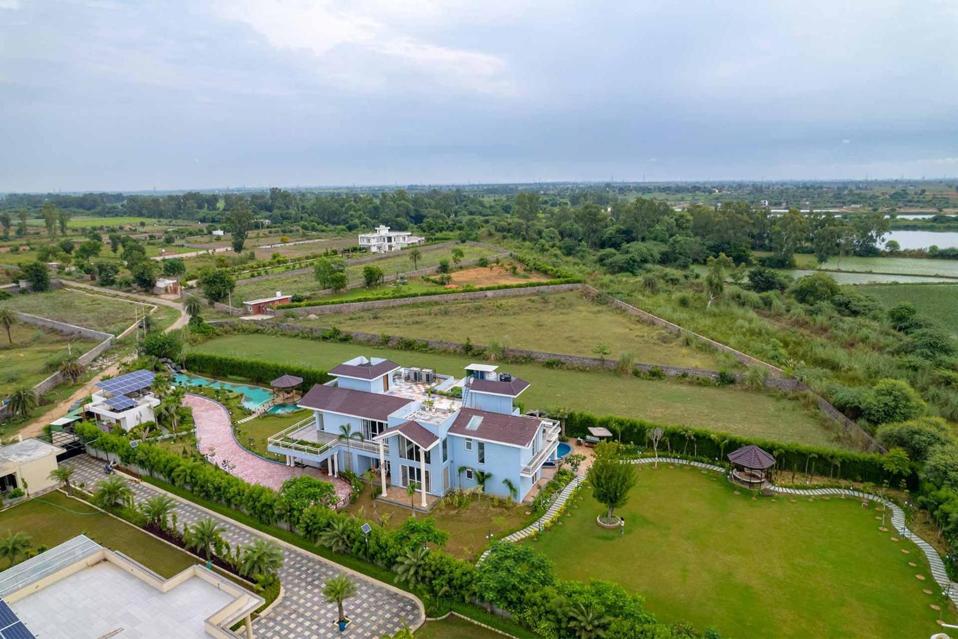 Stayvista At Serenity Farms With Pool, Lawn, Bonfire & Bbq Sohna ภายนอก รูปภาพ