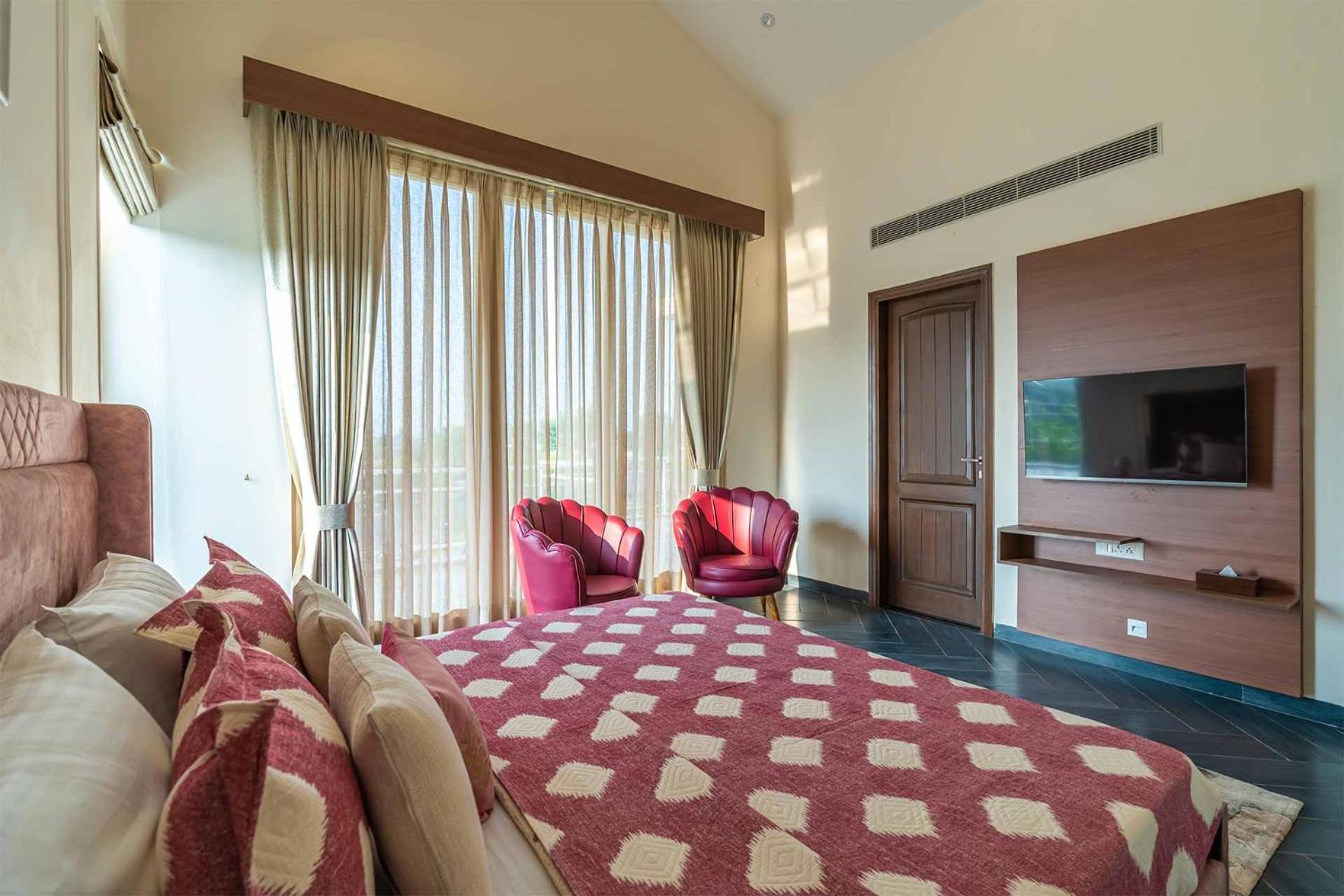 Stayvista At Serenity Farms With Pool, Lawn, Bonfire & Bbq Sohna ภายนอก รูปภาพ