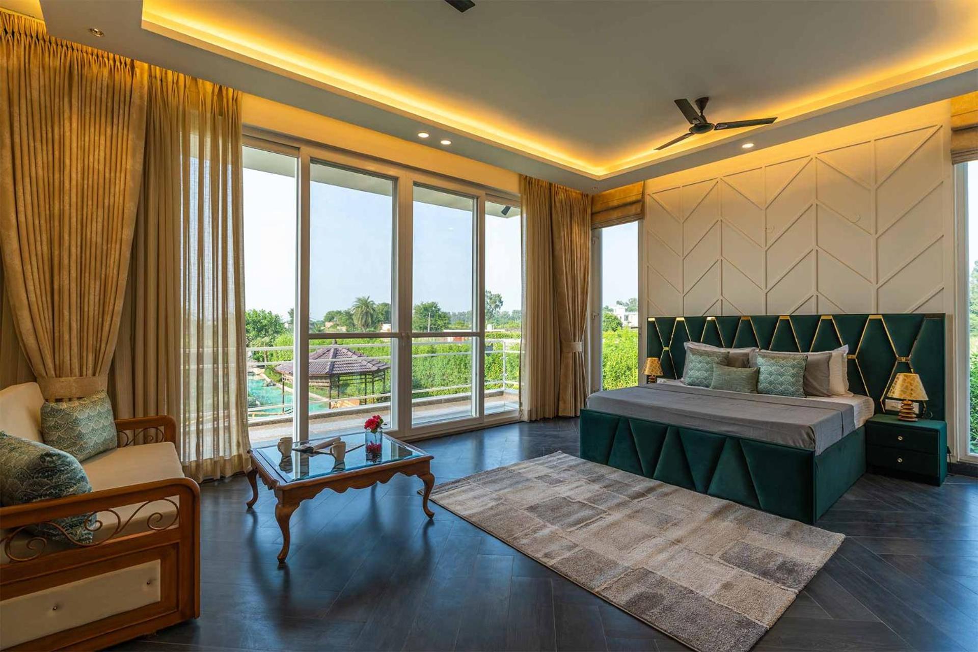 Stayvista At Serenity Farms With Pool, Lawn, Bonfire & Bbq Sohna ภายนอก รูปภาพ